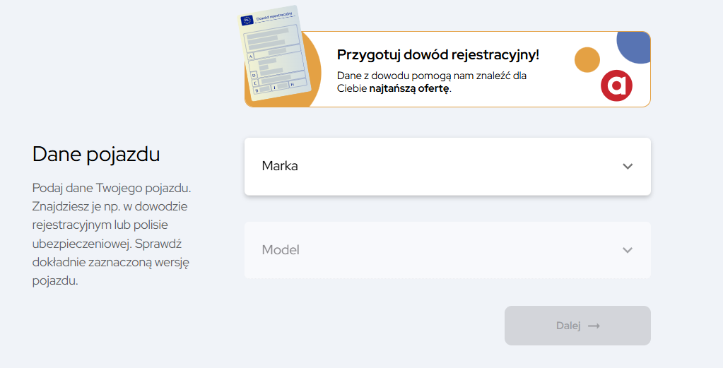 Porównywarka OC Punkta